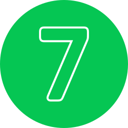 numero 7 Ícone