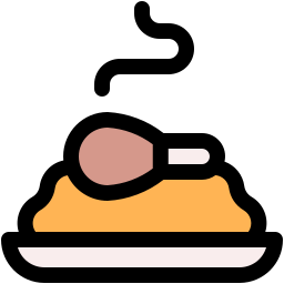 Roasted turkey icon