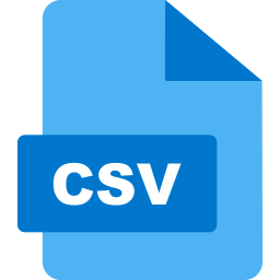 CSV file icon