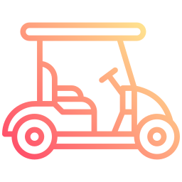 Golf cart icon