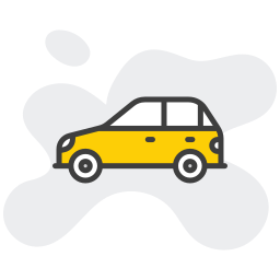 hatchback auto icoon
