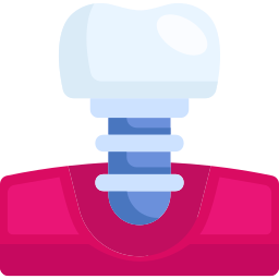 Dental implant icon