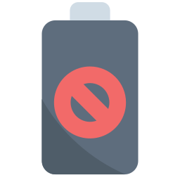 keine batterie icon