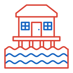 пляжный домик иконка