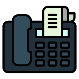 Fax machine icon