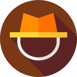 ontdekkingsreiziger hoed icoon