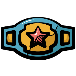 cinturão de campeão Ícone