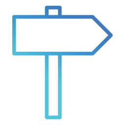 Road sign icon