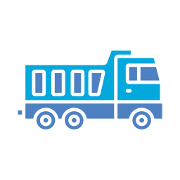 Garbage truck icon