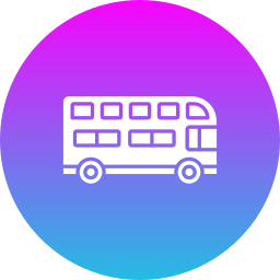 Double decker bus icon