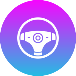 Steering wheel icon