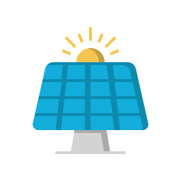 panel słoneczny ikona