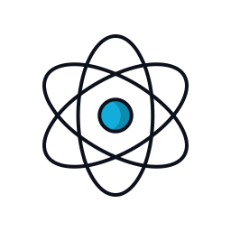 Atomic energy icon