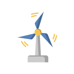 Wind energy icon