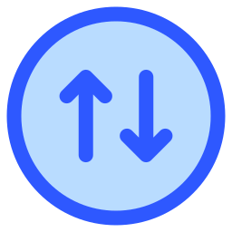 Up and down arrows icon