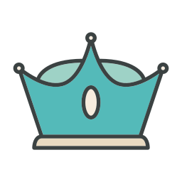 kroon ontwerp icoon