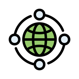 Global connection icon