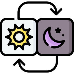 día y noche icono