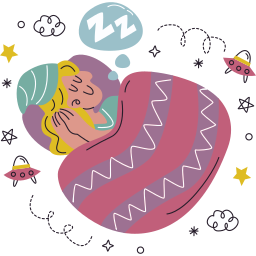 Sleep sticker