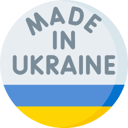 hecho en ucrania icono