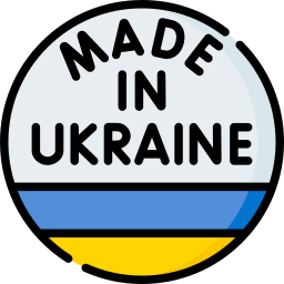 hecho en ucrania icono