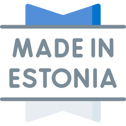 hecho en estonia icono