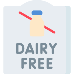 libre de lácteos icono