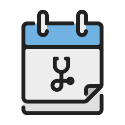 Calendar date icon