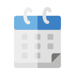 Calendar date icon