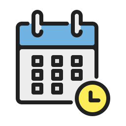 Calendar date icon