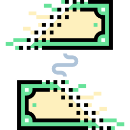 transfert d'argent Icône