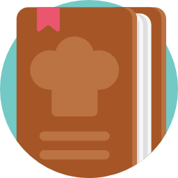 libro di ricette icona