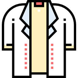 docteur manteau Icône