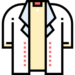 casaco médico Ícone