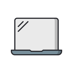 Laptop computer icon