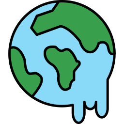 die globale erwärmung icon