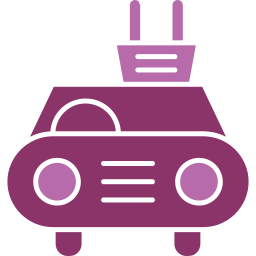 Electric car icon