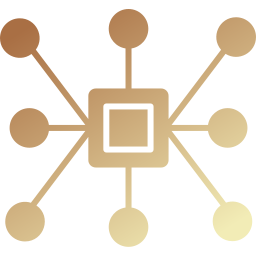 réseau neuronal Icône