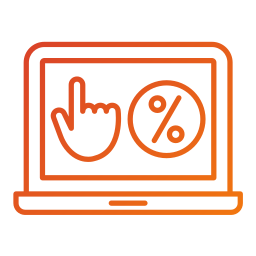 percentuale di clic icona