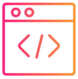 Web programming icon
