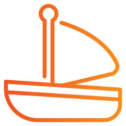 Sailing boat icon