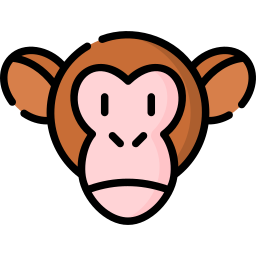 chimpance icono