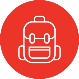 Школьная сумка иконка