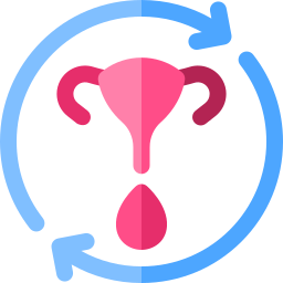 menstruatie cyclus icoon