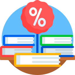 Book sale icon