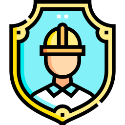 Safety at work icon