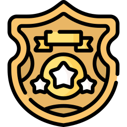 distintivo de polícia Ícone