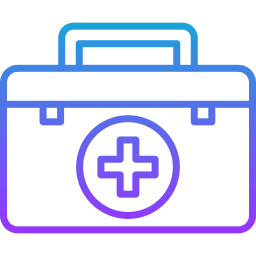 First aid kit icon