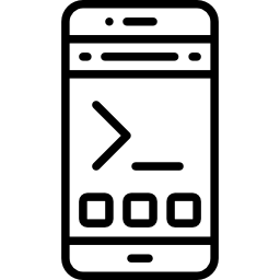 programación móvil icono