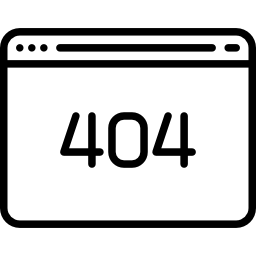 foutmelding 404 icoon